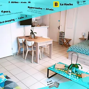 • Superbe 2 à 4 Personnes De 33m² En Rez-de-chaussée • Toulouse